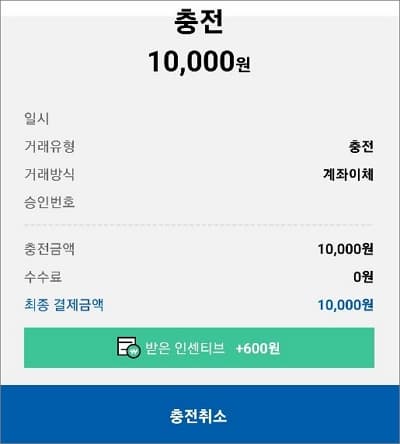 충전 정보 확인