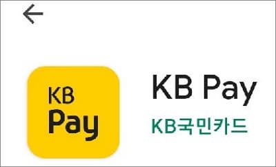 kb페이 앱 실행하기