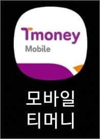 모바일 티머니 앱 실행