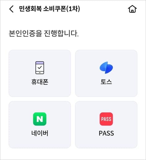 민생회복지원금 하나카드